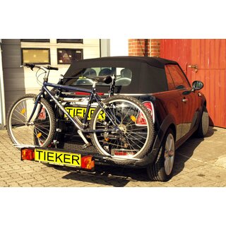 Fahrradtrger Paulchen Mini Cabrio S R57 ab 07/2009 bis 03/2016 - Hecktrger Montagekit (Artikel-Nr.:817122) + Trgersystem + Schienensystem