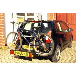 Fahrradtrger Paulchen Hecktrger Seat Mii Beispielfoto (Montagekit + Fahrradtransport-System Tieflader + ComfortClass Schienen)