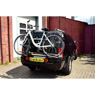 Fahrradtrger Nissan Pathfinder R51 - Mittellader - Montage an der Heckklappe ohne AHK