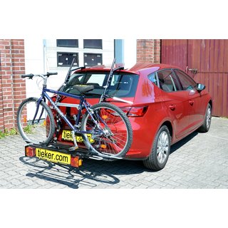 Fahrradtrger Paulchen Seat Leon 5F1 5-Trer ab 09/2012 bis - Hecktrger Montagekit (Artikel-Nr.:881603) + Trgersystem + Schienensystem