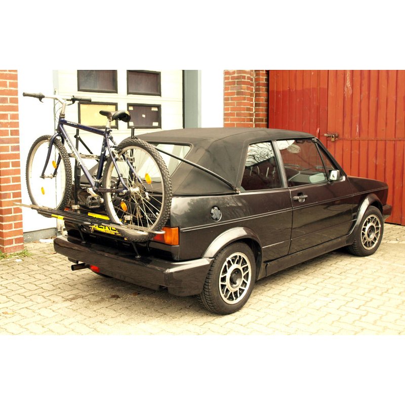 fahrradträger VW Golf I Cabrio Paulchen Heckklappe