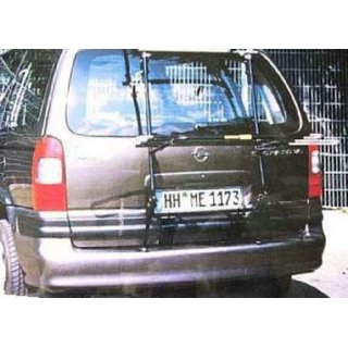 Paulchen Heckträger - Chevrolet Chevrolet Transsport ab 03/1997- - mit optionalen Trägersystem, Schienensystem und Zubehör