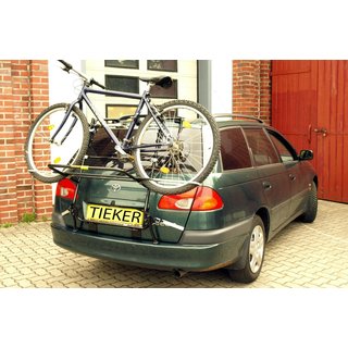 Paulchen Heckträger - Toyota Avensis Combi ab 01/1998 bis 03/2003 - mit optionalen Trägersystem, Schienensystem und Zubehör