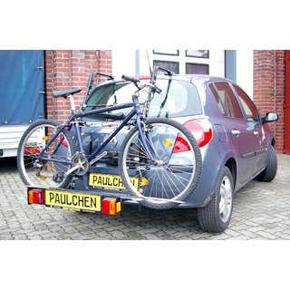 Fahrradträger Paulchen Renault Clio 3 ab 09/2005-10/2014  - Heckträger Montagekit (Artikel-Nr.:822405) + Trägersystem + Schienensystem