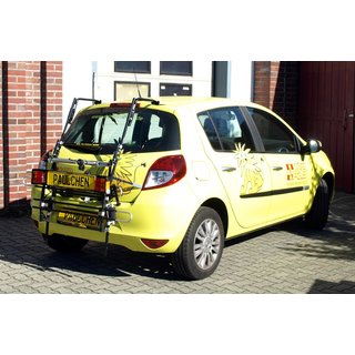 Fahrradträger Paulchen Renault Clio 3 ab 09/2005-10/2014  - Heckträger Montagekit (Artikel-Nr.:822405) + Trägersystem + Schienensystem