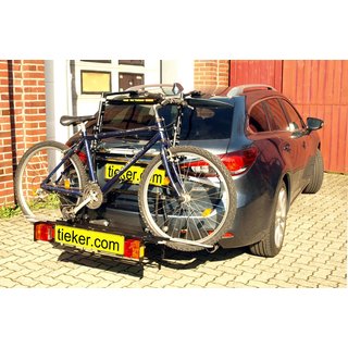 Fahrradträger Paulchen Mazda 6 Kombi Typ GJ ab 12/2012 bis - Heckträger Montagekit (Artikel-Nr.:876315) + Trägersystem + Schienensystem