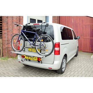 Fahrradträger Paulchen Peugeot Traveller / Expert Combi ab 04/2016- - Heckträger Montagekit (Artikel-Nr.: 823920 ) + Trägersystem + Schienensystem