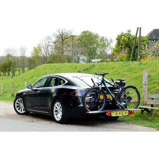 Fahrradträger Paulchen Tesla Model S ab 09/2012- - Heckträger Montagekit (Artikel-Nr.: 492101 ) + Trägersystem + Schienensystem