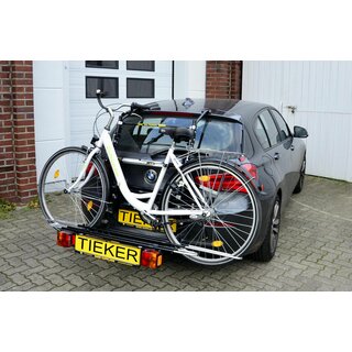 Fahrradträger BMW 1er F20 5-Türer - Tieflader - niedrige Ladehöhe max. 2 Räder oder 40Kg insgesamt