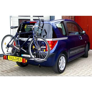 Fahrradträger Paulchen Peugeot 1007 ab 04/2005 bis - Heckträger Montagekit (Artikel-Nr.:823801) + Trägersystem + Schienensystem