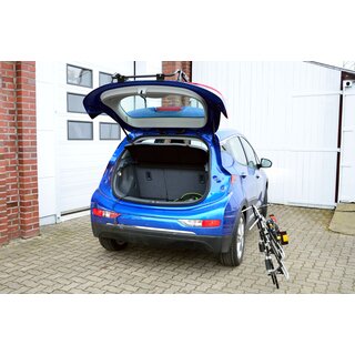 Heckträger Opel Ampera E Tieflader ohne AHK Montage ohne Bohren - Heckklappenträger für Fahrradtransport
