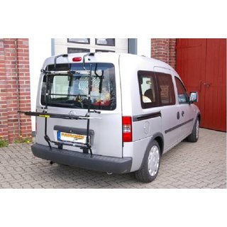 Paulchen Heckträger - Opel Combo (Heckklappe) ab 10/2001- - mit optionalen Trägersystem, Schienensystem und Zubehör