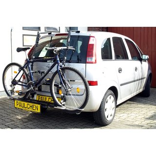 Fahrradträger Paulchen Opel Meriva A ab 2/2003-11/2005 - Heckträger Montagekit (Artikel-Nr.:812105) + Trägersystem + Schienensystem