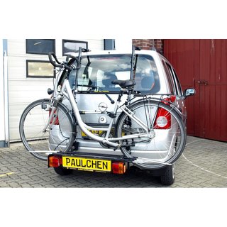 Fahrradheckträger Opel Agila A - Tieflader inkl. Beleuchtung - keine AHK nötig