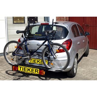 Fahrradträger Paulchen Opel Corsa D (5-Türer) ab 7/2006 bis 10/2014 - Heckträger Montagekit (Artikel-Nr.:812515) + Trägersystem + Schienensystem