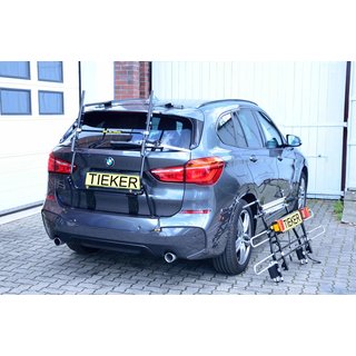 Paulchen Heckträger - BMW X1 (F48) ab 11/2015 - Trägersystem Tieflader - Schienensystem FirstClass - leichtes Beladen auch von E-Bikes