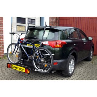 Fahrradträger Paulchen Toyota Rav4 IV (Typ ALA4/ZSA4) ab 12/2012 bis - Heckträger Montagekit (Artikel-Nr.:872914) + Trägersystem + Schienensystem