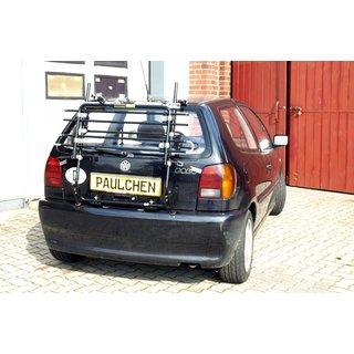Heckträger Paulchen VW Polo III Typ 6N1 ab 09/1994-04/1997 - Montagekit (Artikel-Nr.:811503) + Trägersystem + Schienensystem