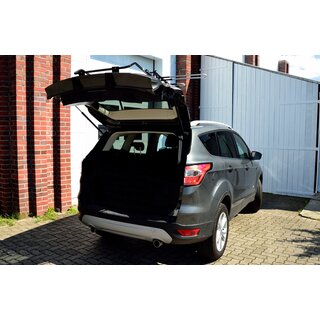 Paulchen Velotrger - Ford Kuga II DM2 ab 01/2017 bis - Trgersystem Mittellader - Kofferraum kann geffnet werden - unbeladen