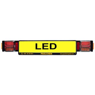 LED Lichtleiste Heckfahrradtrger - Zusatzbeleuchtung fr Fahrradtrger Paulchen - fr Fahrzeuge mit Flgeltr und 13-poligen Stecker