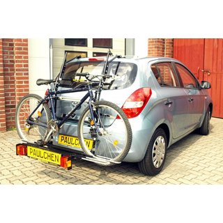 Fahrradträger Paulchen Hyundai i20 ab 09/2008 bis 11/2014 - Heckträger Montagekit (Artikel-Nr.:884650) + Trägersystem + Schienensystem