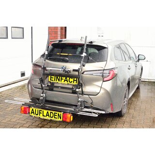 Paulchen Heckklappentrger - Toyota Corolla Touring Sports E210 ab 02/2019- - Trgersystem Tieflader - Schienensystem First Class - bequeme Ladehhe ideal fr E-Bike