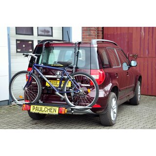 Fahrradtrger Paulchen Skoda Yeti 5L Facelift ab 11/2013 bis - Hecktrger Montagekit (Artikel-Nr.:833502) + Trgersystem + Schienensystem