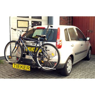 Fahrradträger Paulchen Ford Fiesta V (5-Türer) ab 11/2011 bis 08/2008 - Heckträger Montagekit (Artikel-Nr.:814604) + Trägersystem + Schienensystem