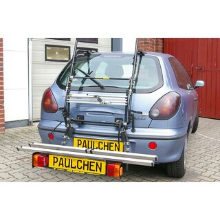Fahrradträger Paulchen Fiat Bravo Typ ab 10/1995 bis 10/2001 - Heckträger Montagekit (Artikel-Nr.:851401) + Trägersystem + Schienensystem
