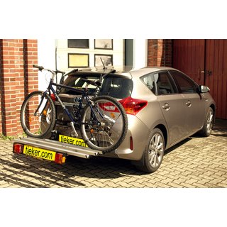 Fahrradträger Paulchen Toyota Auris II E180 (auch Hybrid) ab 10/2012 bis - Heckträger Montagekit (Artikel-Nr.:872651) + Trägersystem + Schienensystem