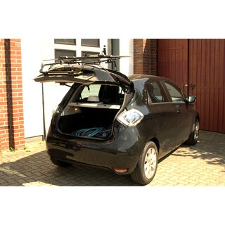 Renault Zoe - Mittellader - Kofferraumklappe kann geöffnet werden (ohne Räder)
