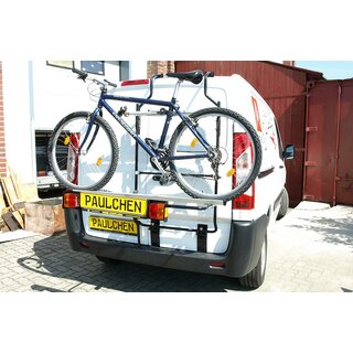 Fahrradträger Paulchen Citroen Jumpy (mit Flügeltür) ab 01/2007 bis 03/2016 - Heckträger Montagekit (Artikel-Nr.:821450) + Trägersystem + Schienensystem