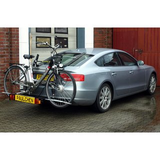 Fahrradträger Paulchen Audi A5 Sportback (Typ 8TA) ab 09/2009 bis 10/2016 - Heckträger Montagekit (Artikel-Nr.:810711) + Trägersystem + Schienensystem