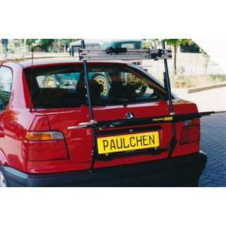 Paulchen Heckträger - BMW 3er Compact E36 ab 5/1994- - mit optionalen Trägersystem, Schienensystem und Zubehör