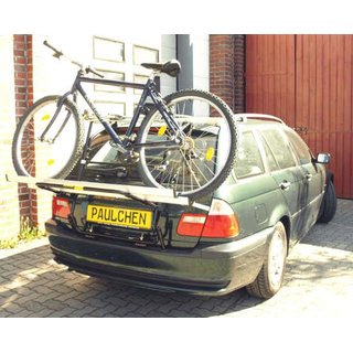 Paulchen Heckträger - BMW 3er Touring E46 (mit Dachrehling) ab 10/1999- - mit optionalen Trägersystem, Schienensystem und Zubehör