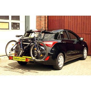 Fahrradtrger Hyundai I30 GD Flieheck/5-Trer - Tieflader inkl. Beleuchtung - FirstClass Schienen - geringe Beladehhe