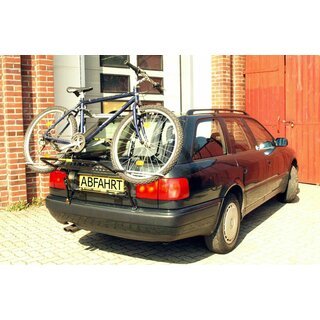 Fahrradträger Paulchen Audi A6 ab 10/1992-03/1998 - Heckträger Montagekit (Artikel-Nr.:810111) + Trägersystem + Schienensystem