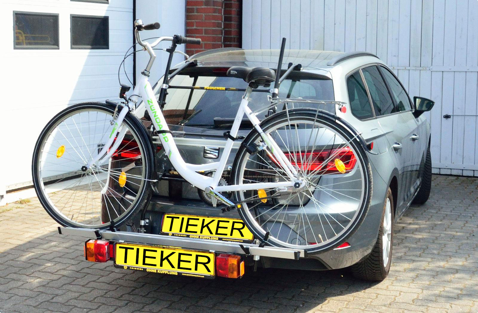 Hecktrger Seat Leon III ST Kombi Facelift Heckklappentrger ohne Anhngerkupplung Velo Bike Rack ohne Bohren
