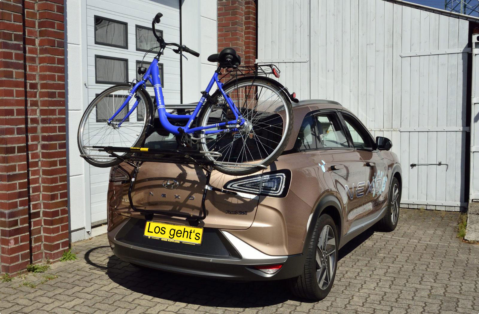 Fahrradtrger Hyundai Nexo Hecktrger ohne Anhngerkupplung Montage am Kofferraum